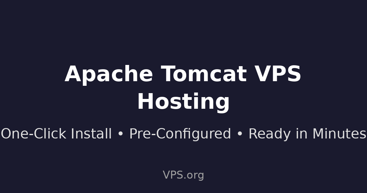 Apache Tomcat - One-Click VPS Installation