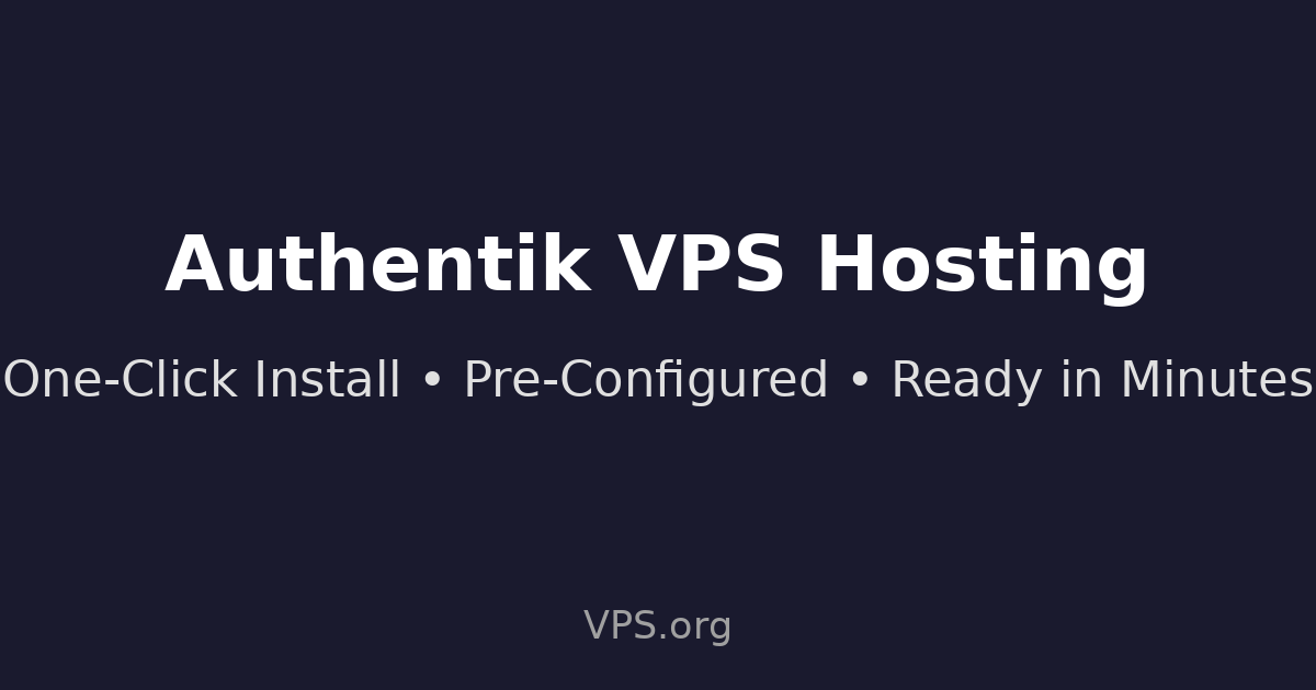 Authentik - One-Click VPS Installation