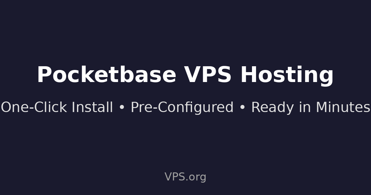 PocketBase - One-Click VPS Installation