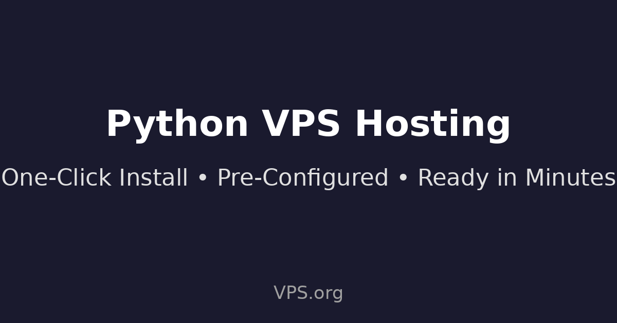Python - One-Click VPS Installation